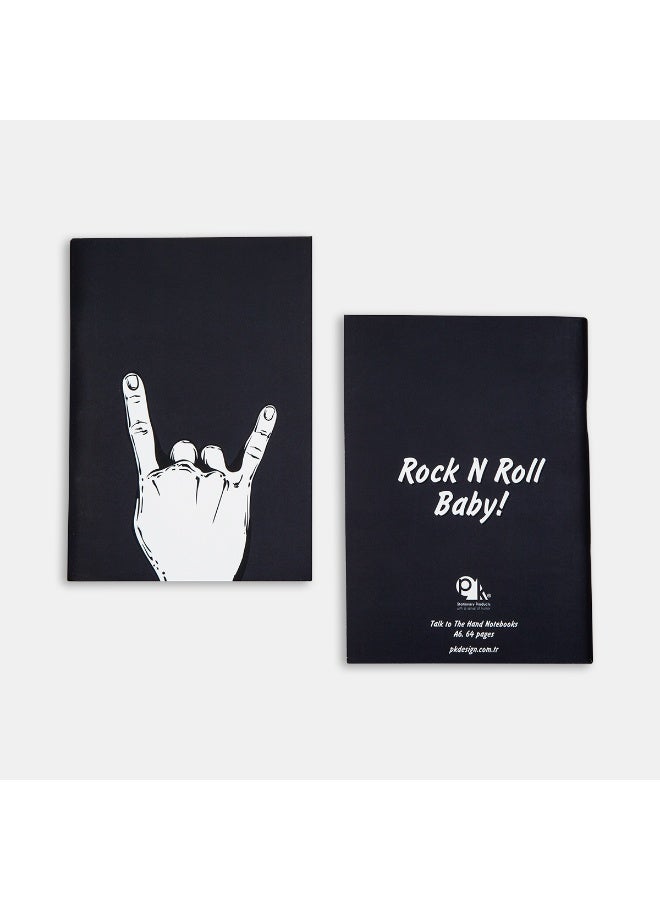 PK Design Talk to the Hand Notebooks - Rock N Roll - Image 1