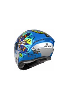 AXXIS Helmet AXXIS Draken S FF112D Star C17 matte fluor blue  - Image 2
