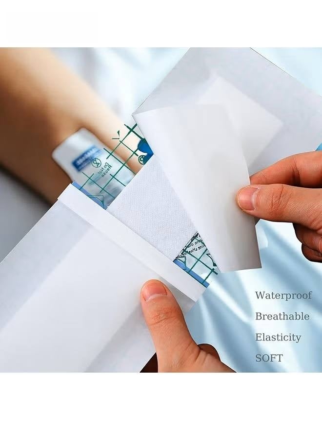 C-Section complex Waterproof Bandages - 10*25cm Tummy Tuck Shower Protector Scar Covers - with Non Stick Center Pad - Large Wound Care Supplies (6PCS) - Image 3