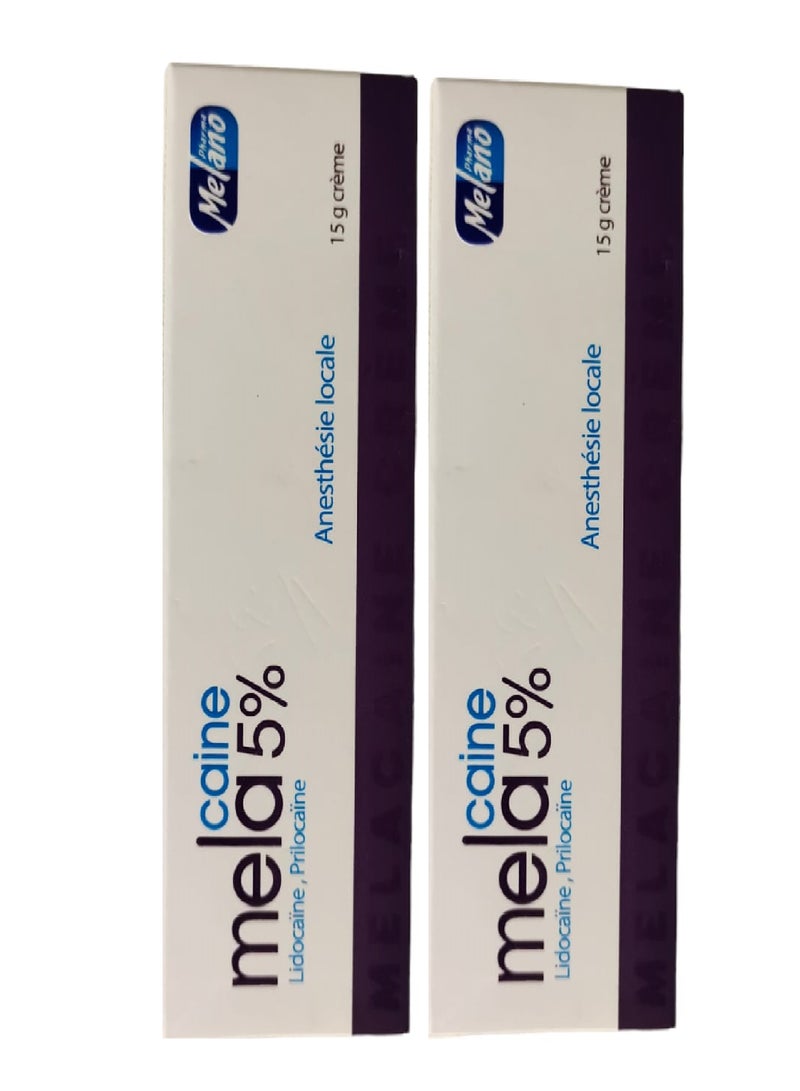 ميلانوفارما 2 قطعة من كريم ميلاكيين 5%  15 جم - Image 2