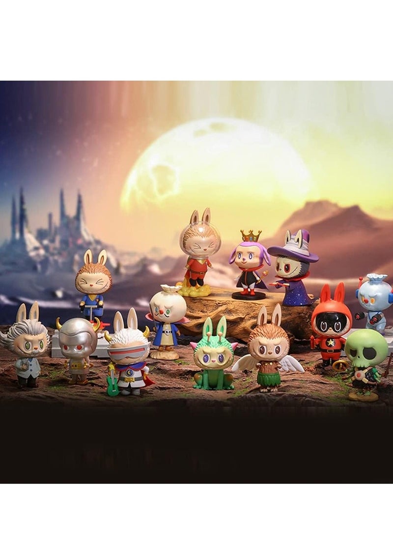 POP MART POP MART LABUBU Space Adventure Series whole set 12pcs Blind Box Toy Box Bulk Popular Collectible Random Art Toy Hot Toys Cute Figure Creative Gift  - Image 3