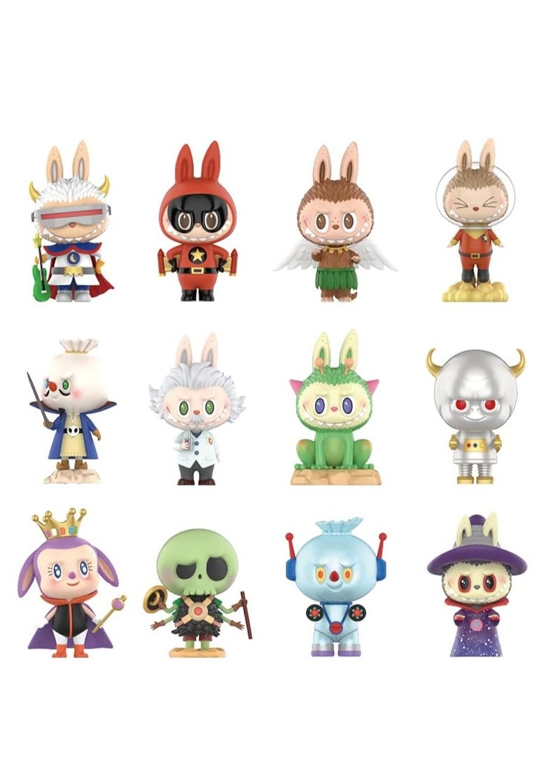 POP MART POP MART LABUBU Space Adventure Series whole set 12pcs Blind Box Toy Box Bulk Popular Collectible Random Art Toy Hot Toys Cute Figure Creative Gift  - Image 2