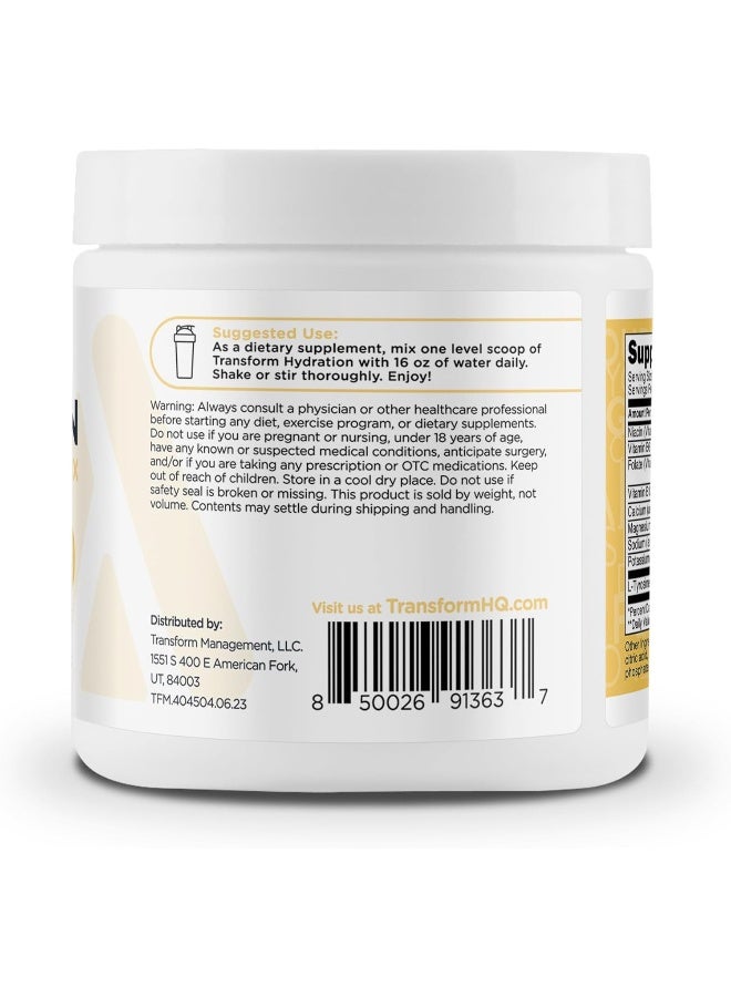 TransformHQ Hydration 42 Servings (Pina Colada) - Electrolytes, Mental Clarity, Vitamins - Image 4