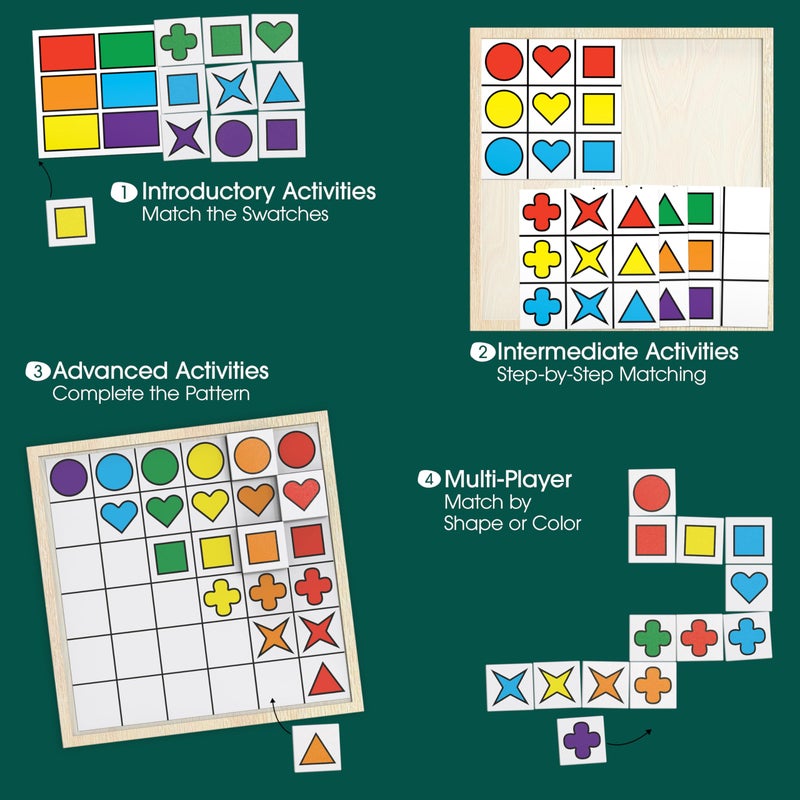 Keeping Busy Match The Shapes Large Dementia Activities for Seniors Dementia Products for Elderly Memory Games for Seniors Alzheimers Products for Elderly Alzheimers Activities Memory Games for Adults - Image 3