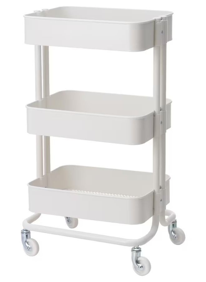 Trolley, white, 35x45x78 cm - Image 2