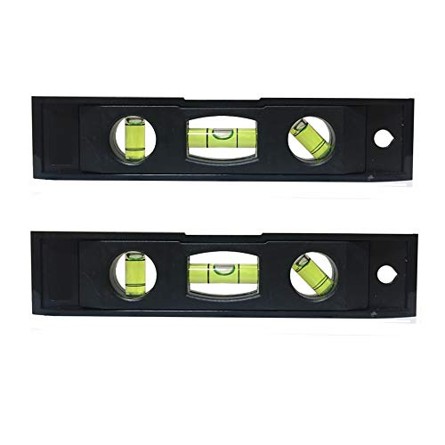 YOTOM 2pcs 6 inch Torpedo Level Magnetic Box Level with 180 90 45 Degree Bubble Level - Image 1