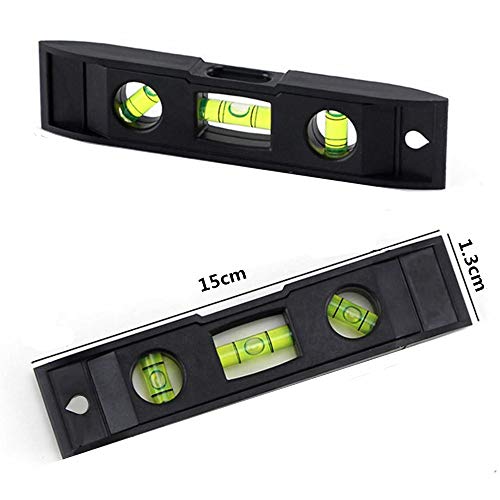YOTOM 2pcs 6 inch Torpedo Level Magnetic Box Level with 180 90 45 Degree Bubble Level - Image 2