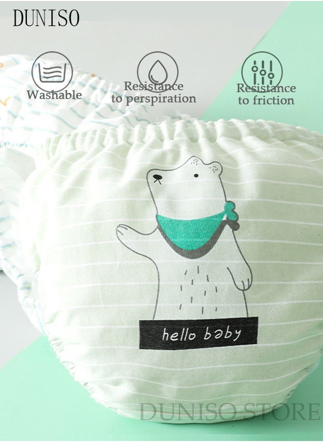 DUNISO - 3 Pack Children's Briefs Set Kid's Cotton Underwear Short Briefs Breathable and Soft Underpants with High Elastic Waistband Soft Little Boy Pants Are Highly Absorbent - Image 1