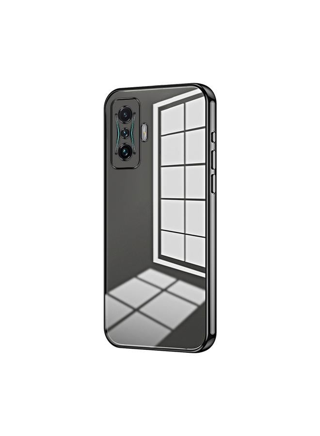 The Bros Case For Xiaomi Redmi K50 Gaming / Poco F4 GT Transparent Plating Fine Hole Phone Case