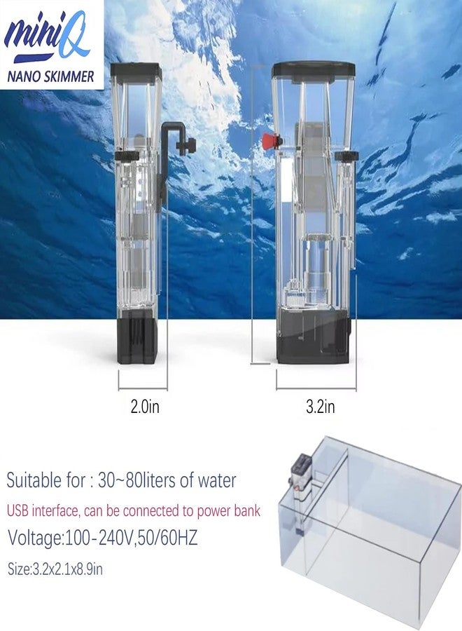 Bubble Magus MiniQ Internal Nano Protein Skimmer for Marine Saltwater Aquarium Up to 20 gallons - Image 5