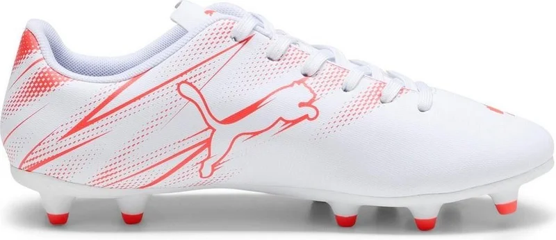 PUMA Attacanto FgAg Jr Men's White Cleats 10748004