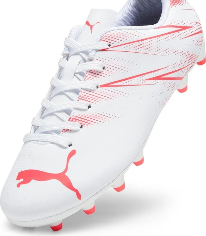 PUMA Attacanto FgAg Jr Men's White Cleats 10748004