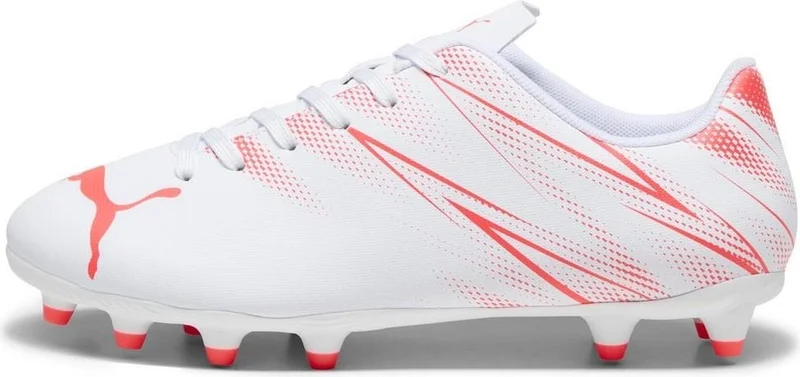 PUMA Attacanto FgAg Jr Men's White Cleats 10748004