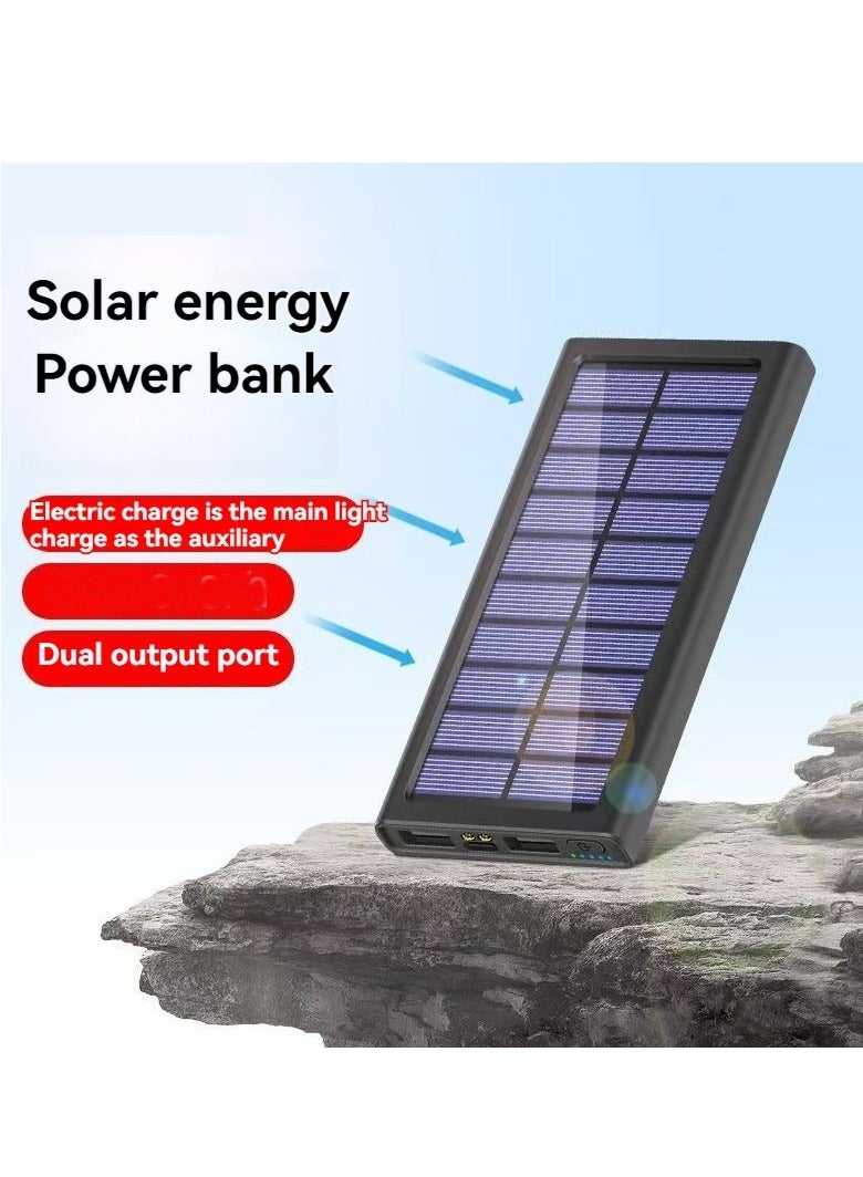 New solar power bank 10000 mAh large capacity thin and light portable power bank  - Image 1