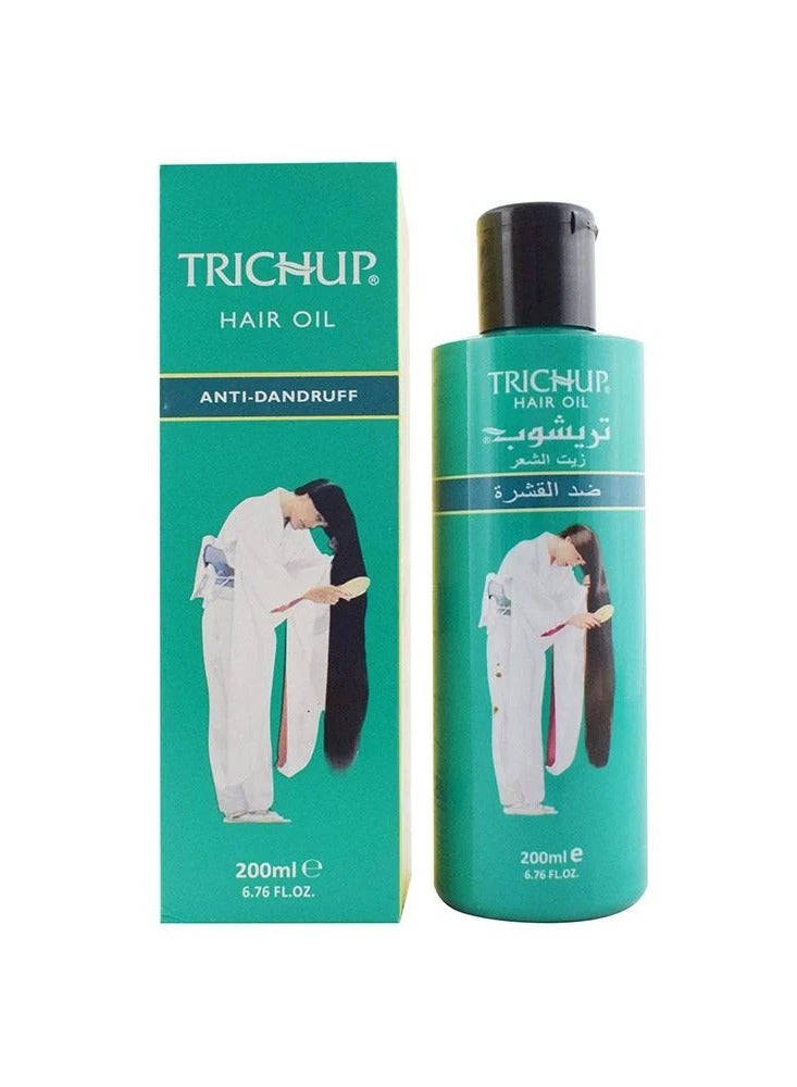 Trichup Herbal Hair Oil Anti Dandruff 200 - ml - Image 1