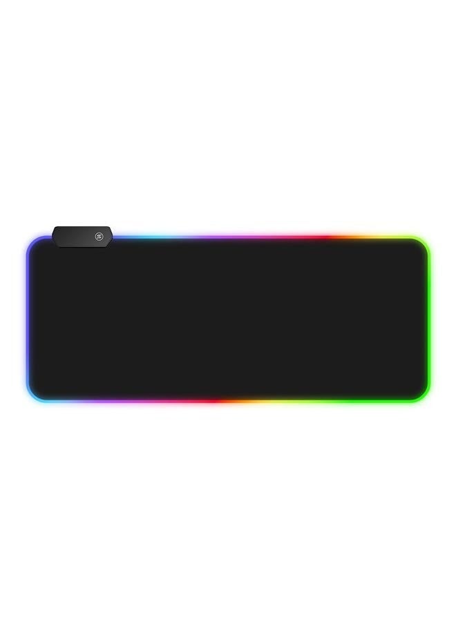 Large LED RGB Mouse Pad-Waterproof Fabric Surface, and Non-Slip Rubber Base for Laptop Keyboard-800*300*3mm - Image 1