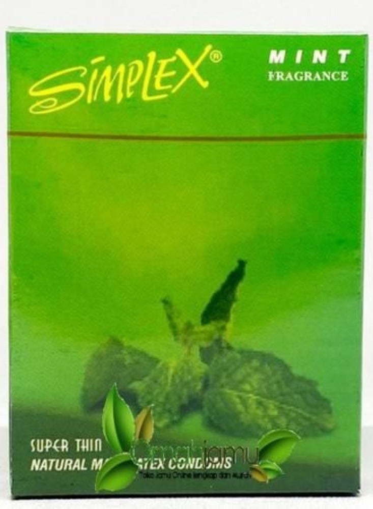 سيمبليكس 3 عبوات من 3 قطع من الواقي الذكري بنكهة النعناع من سيمبلكس - Image 2