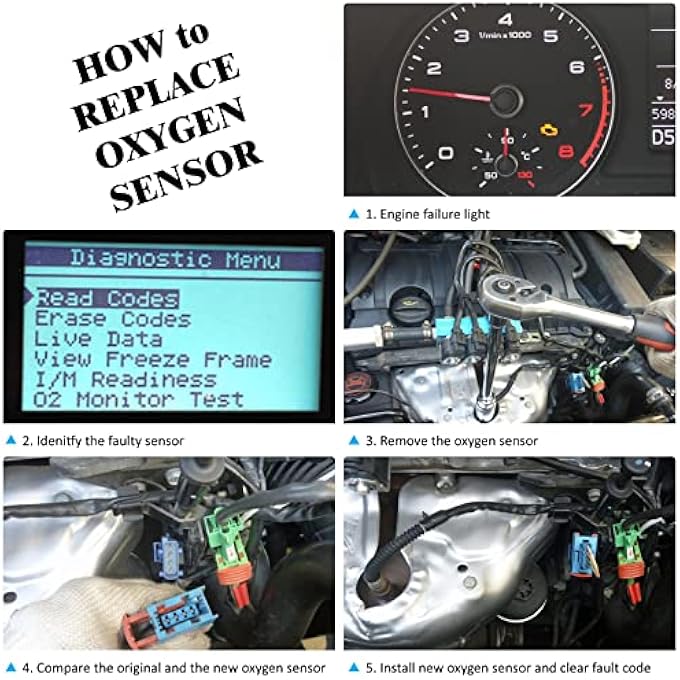 DOSKJOK Air Fuel Ratio O2 Oxygen Sensor Upstream 2349051 Replacement For 25054050 Compatible With Lexus Gs350Gs450HGx470Is350Ls460Lx470 Toyota 4RunnerFj CruiserLand CruiserTacomaTundra - Image 4