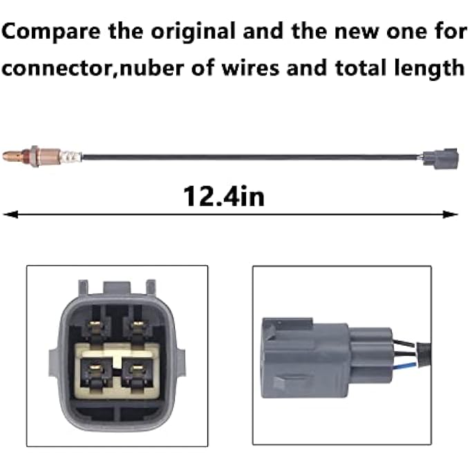 DOSKJOK Air Fuel Ratio O2 Oxygen Sensor Upstream 2349051 Replacement For 25054050 Compatible With Lexus Gs350Gs450HGx470Is350Ls460Lx470 Toyota 4RunnerFj CruiserLand CruiserTacomaTundra - Image 2