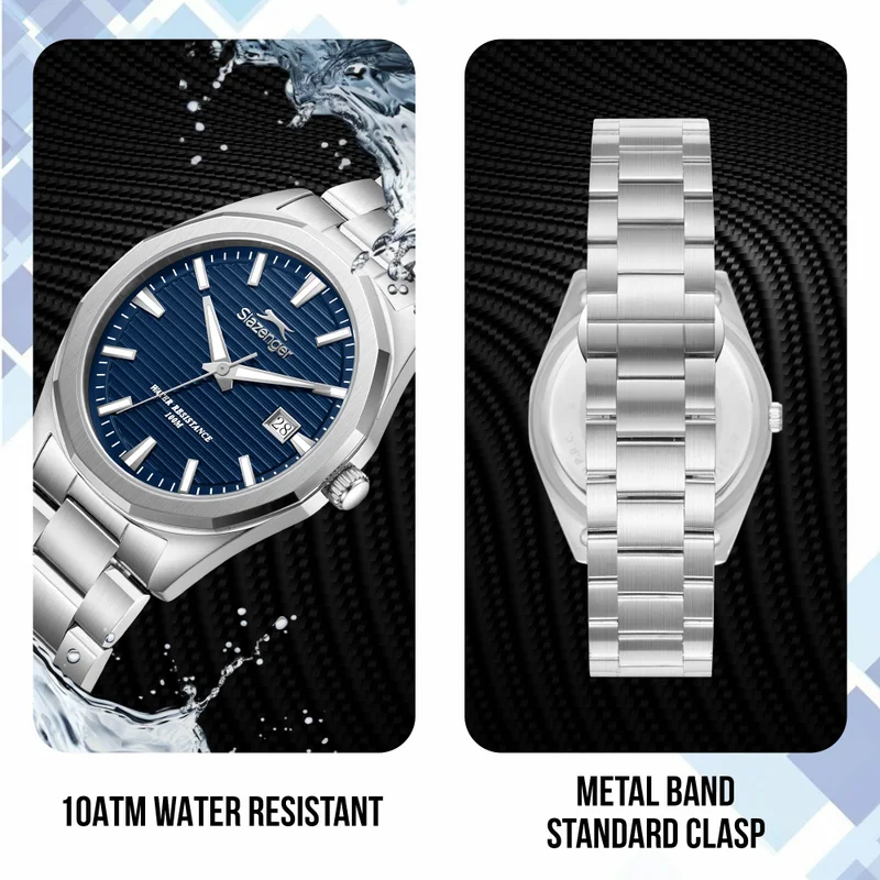 Slazenger  Men's Metal Analog Watch SL.9.2638.1.390 - 40 mm  | Best Price UAE