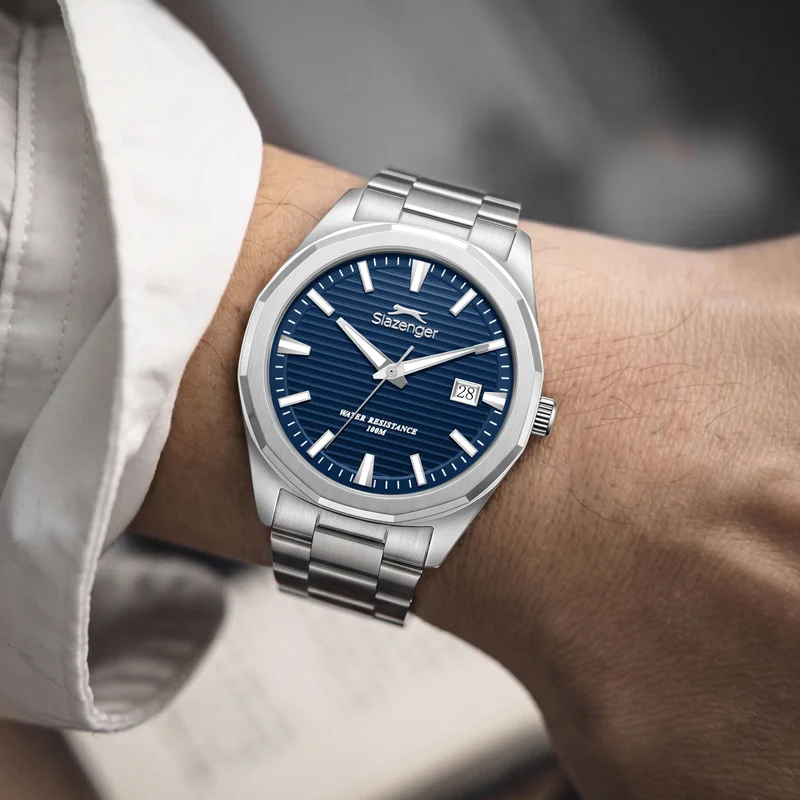 Slazenger  Men's Metal Analog Watch SL.9.2638.1.390 - 40 mm  | Best Price UAE