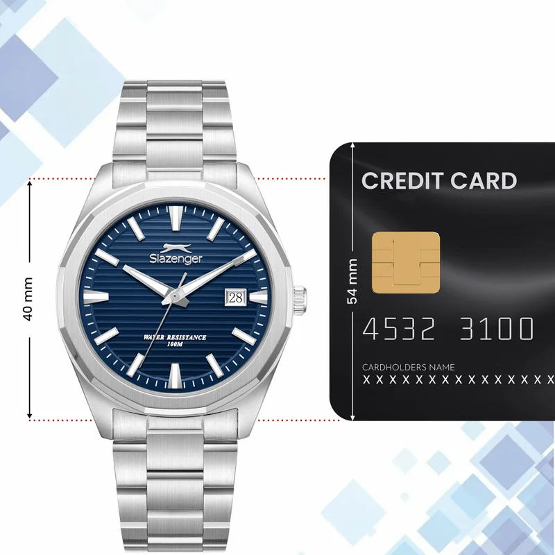 Slazenger  Men's Metal Analog Watch SL.9.2638.1.390 - 40 mm  | Best Price UAE