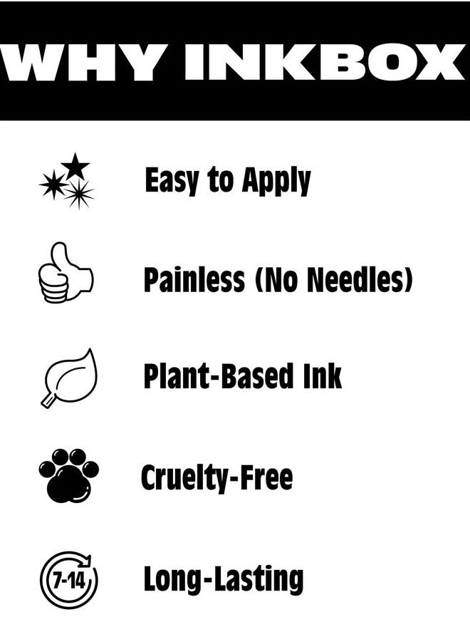 inkbox Inkbox Temporary Tattoos, Semi-Permanent Tattoo, One Premium Easy Long Lasting, Water-Resistant Temp Tattoo with For Now Ink - Lasts 1-2 Weeks, Family Tattoo, Mom, 3 x 3 in  - Image 5
