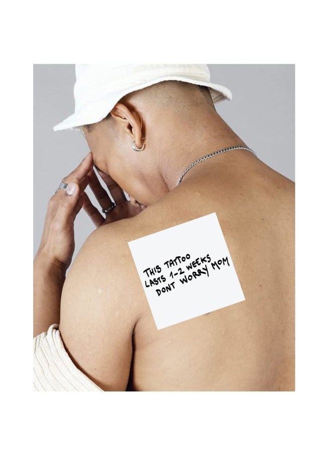 inkbox Inkbox Temporary Tattoos, Semi-Permanent Tattoo, One Premium Easy Long Lasting, Water-Resistant Temp Tattoo with For Now Ink - Lasts 1-2 Weeks, Family Tattoo, Mom, 3 x 3 in  - Image 1