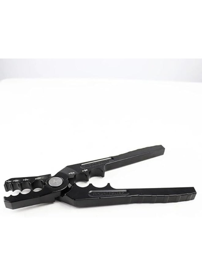 Professional Tube Rounder Pliers, Copper Pipe Repair Tool, 1/4" to 7/8" Range, Black - Image 2