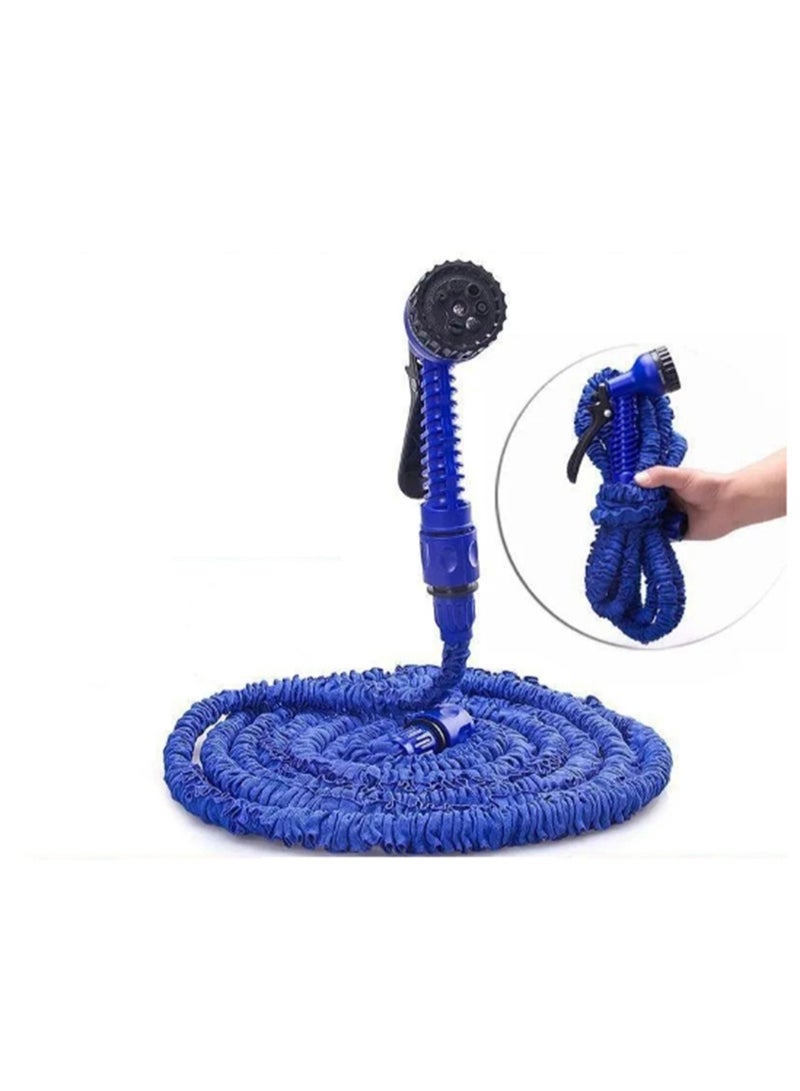 Scalable 50 Foot (Approximately 15 Meters) Flexible Garden Hose, Multifunctional Hose Nozzle, Lightweight, No Tangles Or Water Hoses, Suitable For Outdoor, Yard, Lawn, Car Wash, Ocean, And Camping Vehicle Use（Blue） - Image 3
