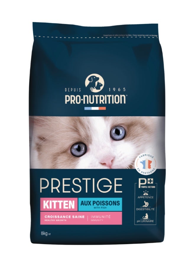Pro nutrition Prestige Kitten With Fish 8Kg - Image 1