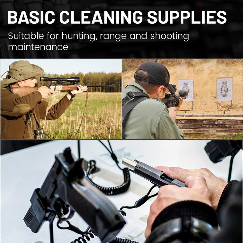 PINGMIC Gun Cleaning Patches - Lint Free, Highly Absorbent, 2"x2" Cleaning Patches for Firearms 9mm /.30cal, 3"x3" for 12-20 Gauge, Bulk Gun Wipes - Image 4