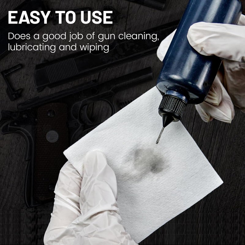 PINGMIC Gun Cleaning Patches - Lint Free, Highly Absorbent, 2"x2" Cleaning Patches for Firearms 9mm /.30cal, 3"x3" for 12-20 Gauge, Bulk Gun Wipes - Image 3