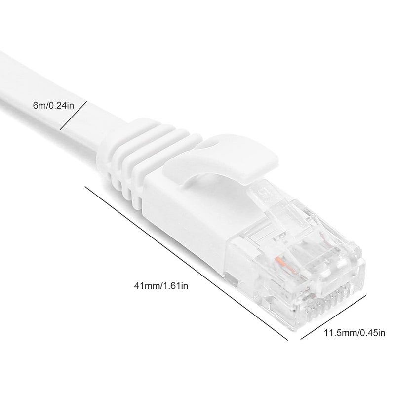 Cat6 Ethernet Cable 2m Gigabit Network Cable 8Core Twisted Pair Gold Plated RJ45 - Image 3