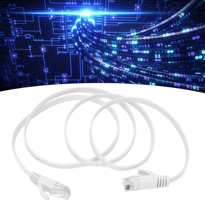 Cat6 Ethernet Cable 2m Gigabit Network Cable 8Core Twisted Pair Gold Plated RJ45 - Image 1