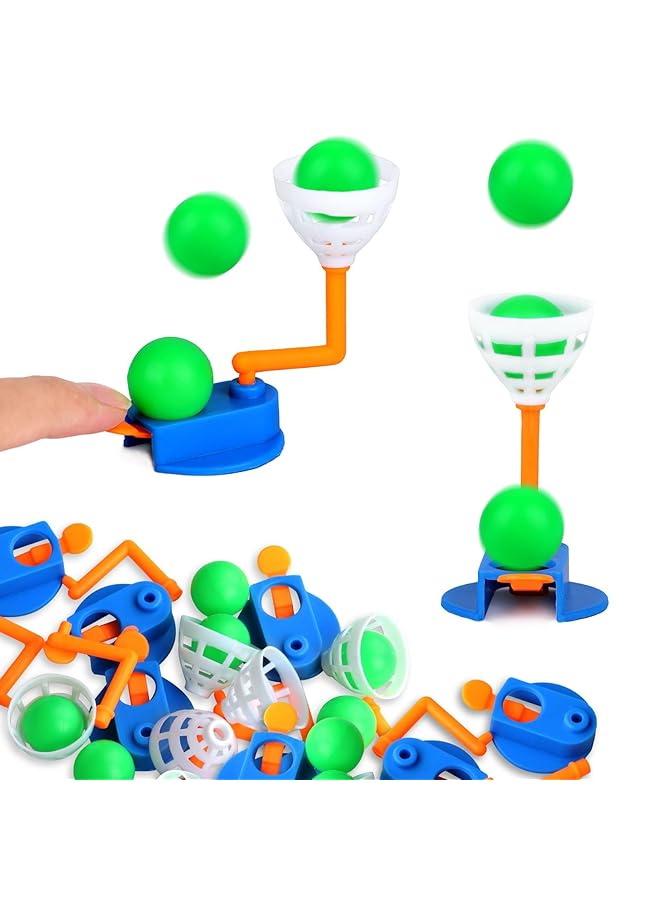 كاست ويف مجموعة ألعاب كرة السلة الصغيرة للأطفال، 30 قطعة، لعبة إطلاق نار ممتعة على سطح المكتب، مثالية لحفلات أعياد الميلاد والديكورات - Image 1