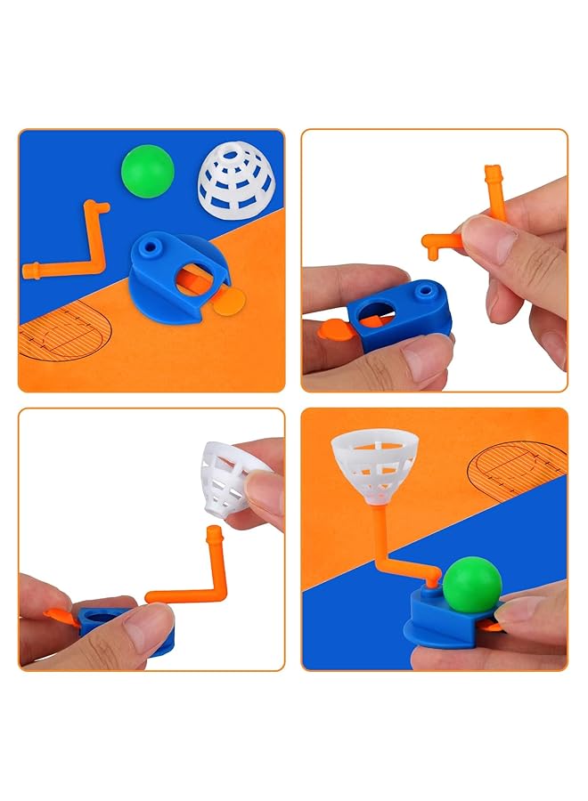 كاست ويف مجموعة ألعاب كرة السلة الصغيرة للأطفال، 30 قطعة، لعبة إطلاق نار ممتعة على سطح المكتب، مثالية لحفلات أعياد الميلاد والديكورات - Image 5