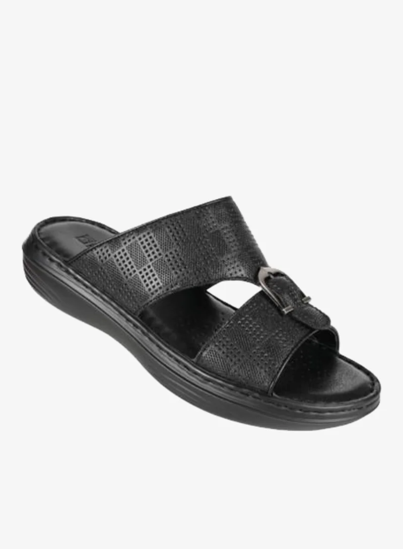 barjeel uno 008-3615 Barjeel Uno Mens Arabic Sandals 21410-64 Black