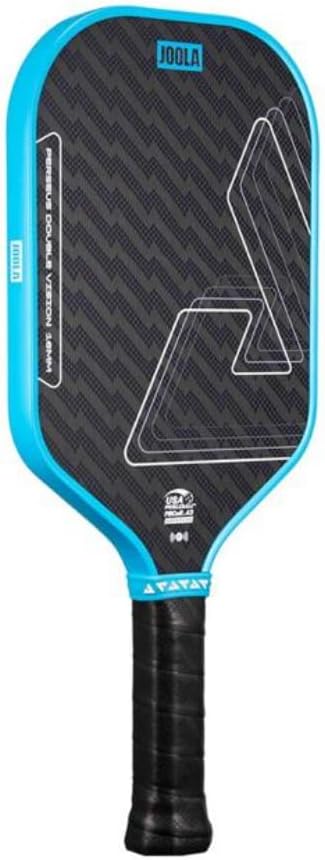 JOOLA Double Vision 16mm Pickleball Paddle - Bolt Blue - Aramid Surface for Enhanced Control - Image 1