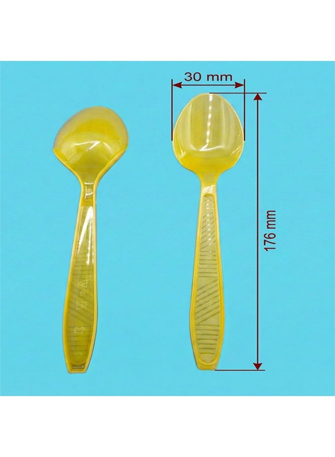 Ritco Carton Of VIP Thick Yellow Plastic Spoons (1000 Spoons/Carton) - Image 4