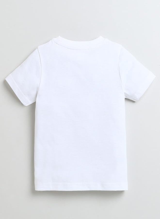 BUMZEE White & Lavender Girls Half Sleeves Cotton T-Shirts Pack of 2 Age - 6-12 Months (Peb9917C-wht.lvd) - Image 5