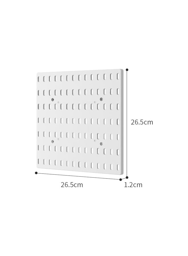 promass Pegboard Kit,Pegboard Combination Wall Organizer Kit,2 Pack Pegboard with 11 Accessories Modular Hanging,Wall Mount Display Pegboard Panel,Ideal for Craft Room,Kitchen,Office - Image 3