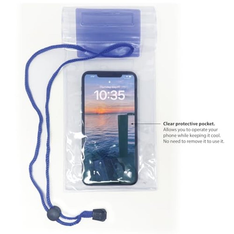 Original. Keeps Your Smartphone Cool and Protected from overheating on hot Summer Days. Large Capacity ice Pocket, just Fill with ice and go! - Image 2