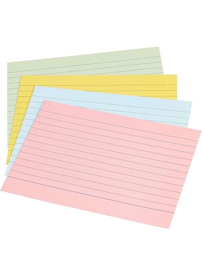 erorex A6 Ruled Index Cards Assorted Neon Colors Pack Of 200 - Image 4