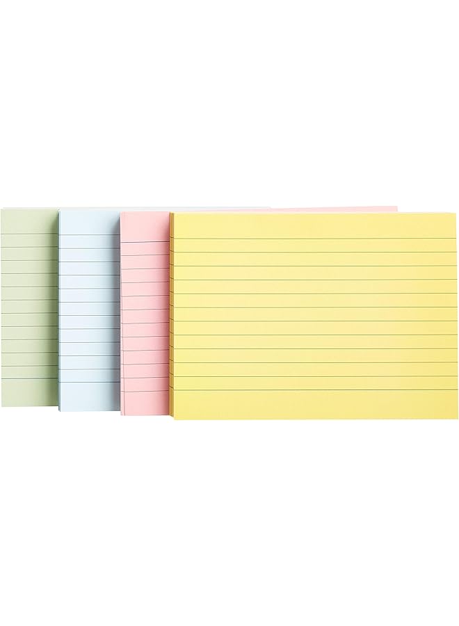 erorex A6 Ruled Index Cards Assorted Neon Colors Pack Of 200 - Image 3