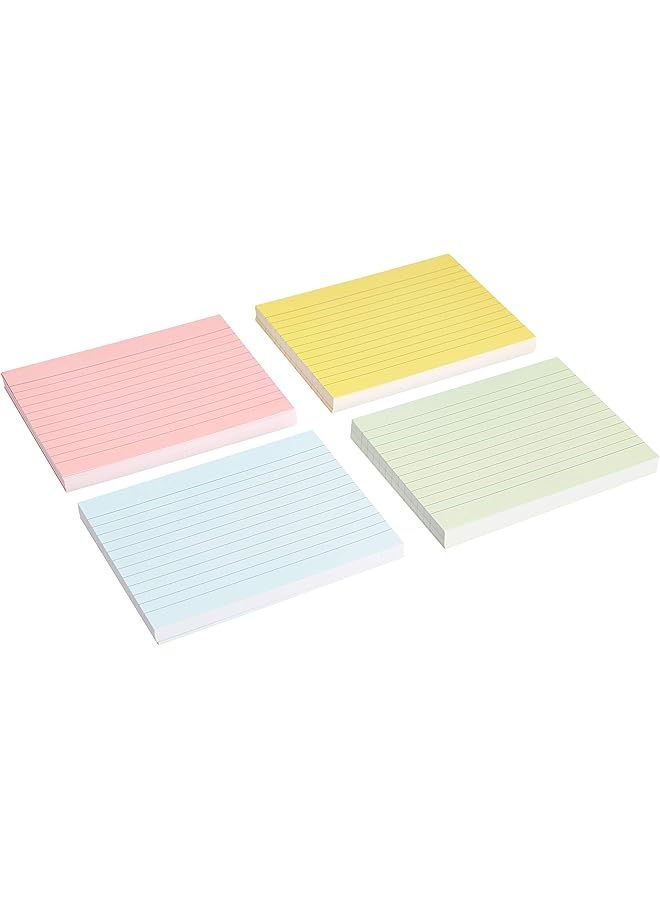 erorex A6 Ruled Index Cards Assorted Neon Colors Pack Of 200 - Image 2