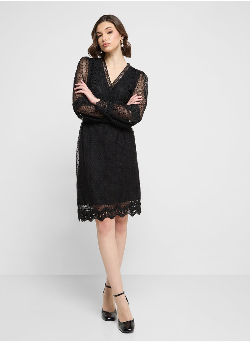 YAS - Yassophira Long Sleeve Dress - Image 1