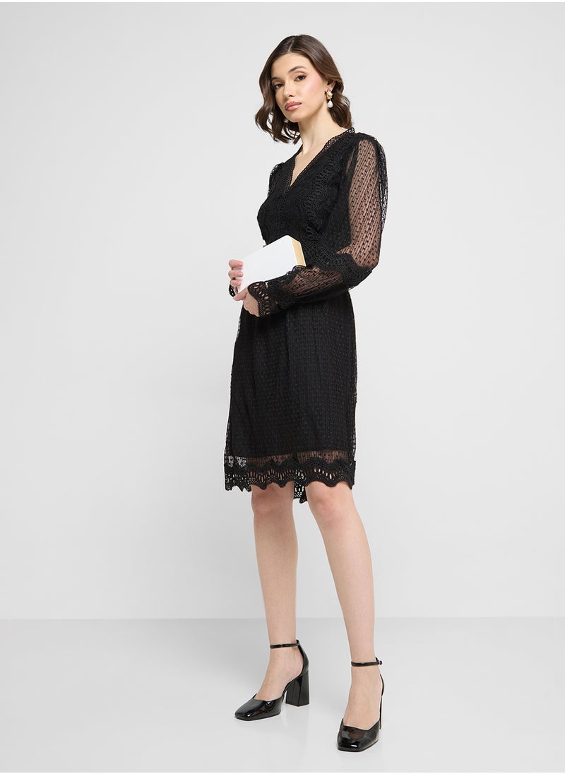 YAS - Yassophira Long Sleeve Dress - Image 1