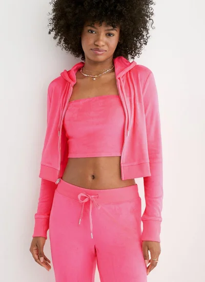 Aerie Velour Drawstring Hoodie