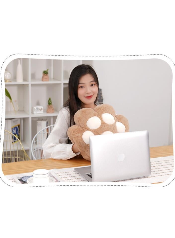 Golden Plane Blanket Travel Blanket Pillow, 2 in 1 Cat Paw Shape Travel Pillow and Blanket Set for Home Office Travel Plush Pillow Air Conditioning Blankets Office (Color : Pink) - Image 4
